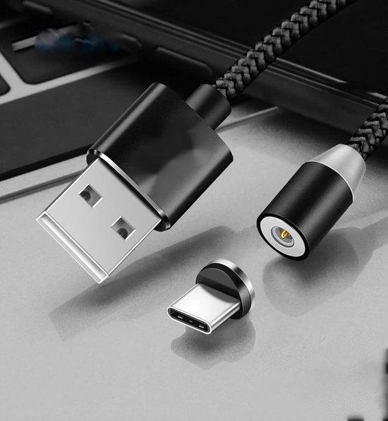 FMF - Magnetische Oplaadkabel - 1 Meter - USB-C Aansluiting - LED | bol.com