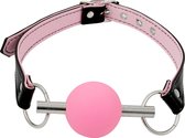 Banoch - Ballgag Pink Luxe - Siliconen - Roze - bondage