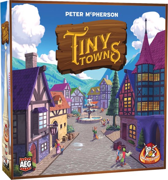 Gezelschapsspel: Tiny Towns - Bordspel, uitgegeven door White Goblin Games