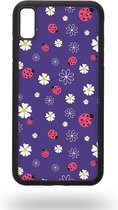 Purple Ladybird Telefoonhoesje - Apple iPhone Xs Max