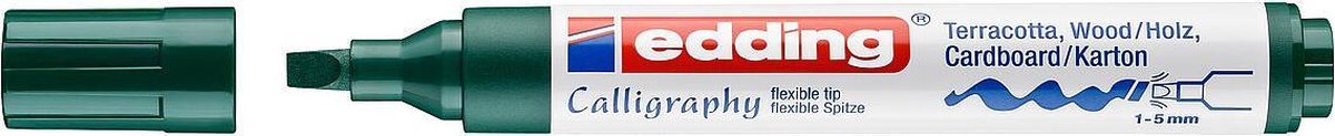 Edding kalligrafie marker - 025 Flesgroen