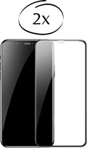 2x Screenprotector iPhone 11 Pro Max / XS Max - 6.5inch - Anti-fingerprint - Gehard Glas Bescherming