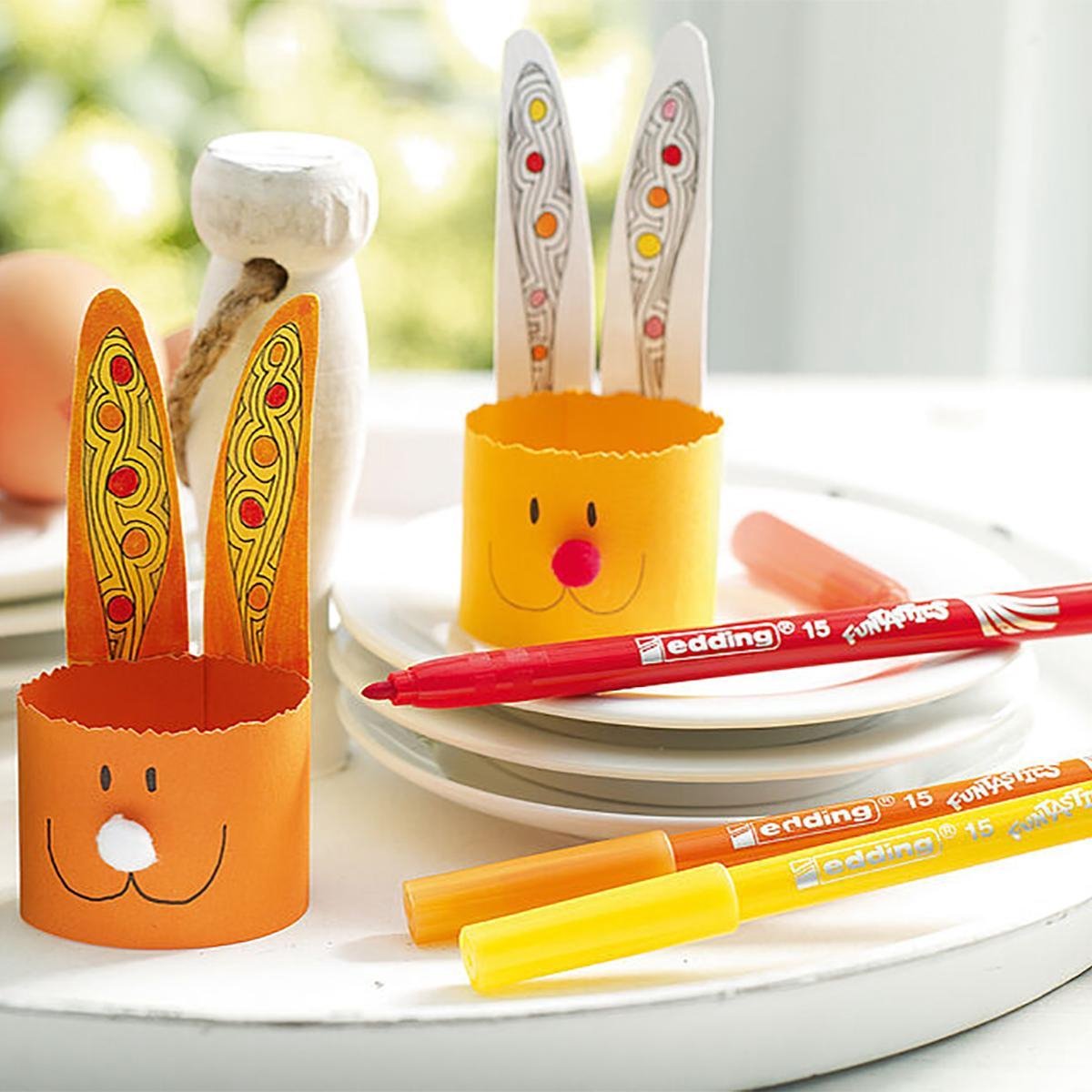 edding 15 FUNTASTICS - kleurstiften voor kinderen - set van 12 - felle kleuren - 1 mm dunne punt - voor kleurplezier op lichtgekleurd papier en karton - afwasbaar van huid en textiel - zomervakantie - kindercadeau — afbeelding 4