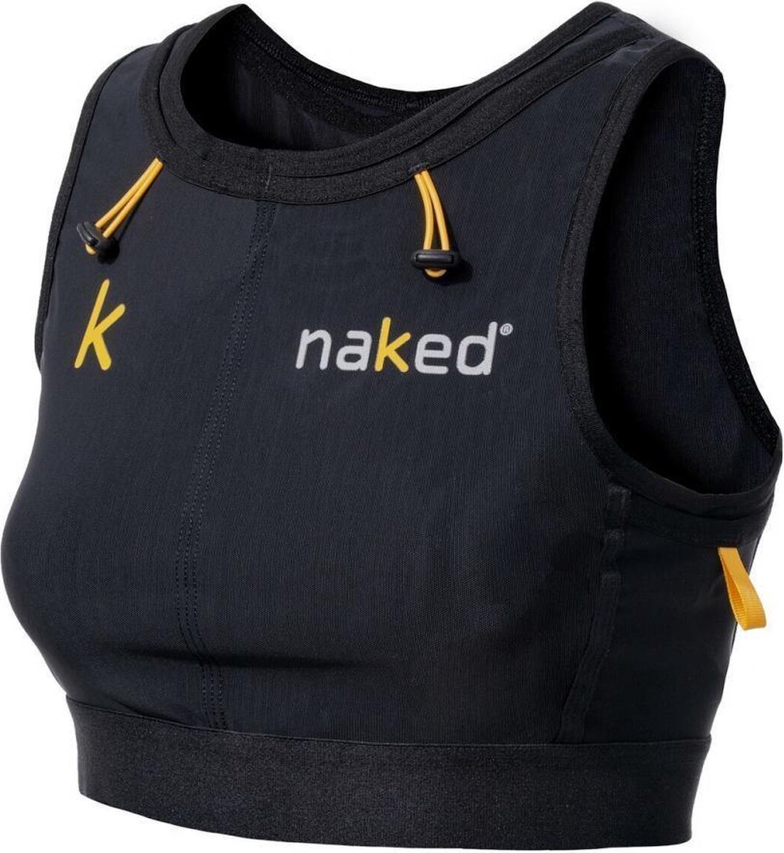 Naked Running Vest Dames Zwart (inclusief 2 softflasks)