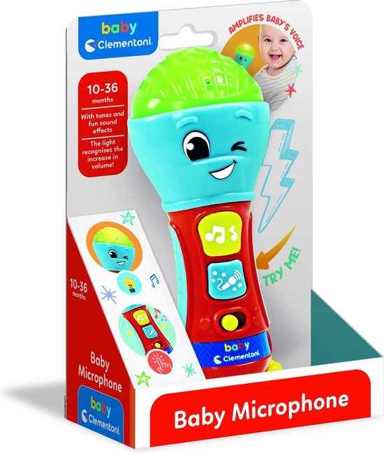 Baby Clementoni Draagbare Microphone, Speelgoedmicrofoon, 1036