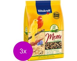 Vitakraft Kanaries Premium Menu - Vogelvoer - 3 x 500 g