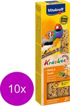 Vitakraft Exoten Honing-Kracker - Snack pour oiseaux - 10 x 2 pcs