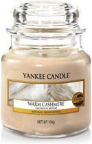 Yankee Candle Geurkaars Small Warm Cashmere - 9 cm / ø 6 cm