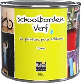 Schoolbordverf 0,5 liter lime op waterbasis