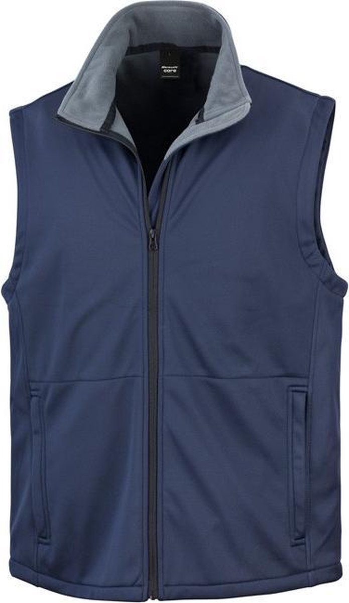Result Soft Shell Bodywarmer RT214X - Navy - XL