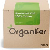 Bentoniet Klei mineralen – 100% Zuiver uit Wyoming (5Kg voor 50m2) -  Zandgrond bodemverbeteraar -  Organifer