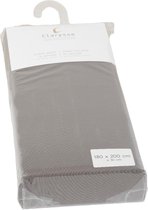 Clarysse Percale Katoenen Hoeslaken Donker Grijs-180x200cm