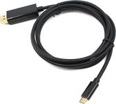 DrPhone DP1 - USB 3.1 Type C USB-C (Thunderbolt 3) naar Displayport – 4K HDTV Adapter @ 60hz – 1.8M - Geschikt voor Macbook / Dell / Lenovo en meer -Zwart