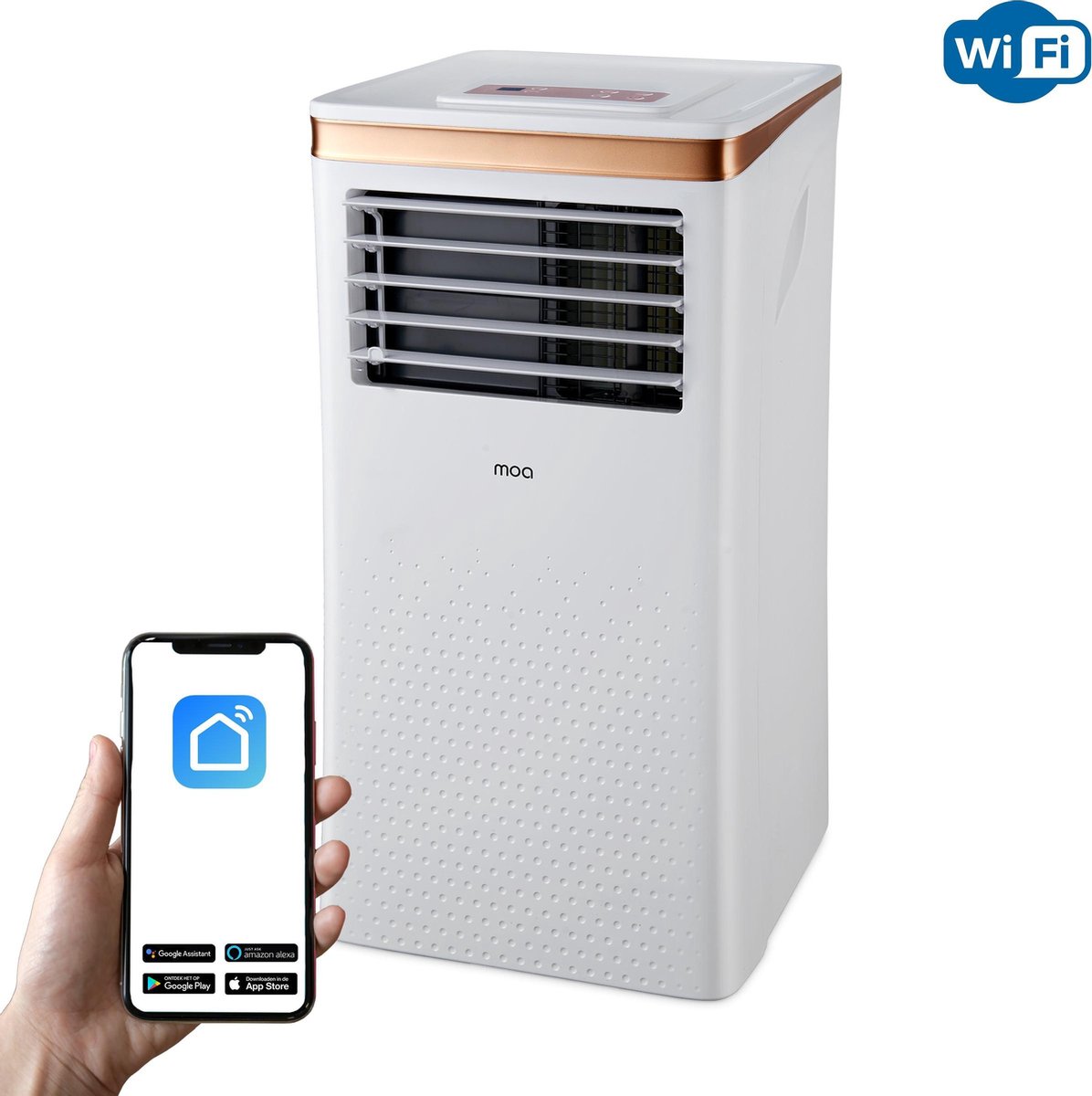 MOA Mobiele Airco - Airconditioning met WiFi en App - 10000 BTU - A011D2G |  bol.com