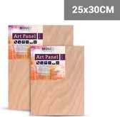 Museo Art Panel Naturel – Houten Schilderspaneel - 25x30cm - 30mm