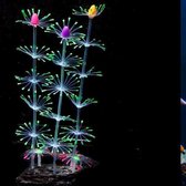 ✿BrenLux  Aquarium decoratie - Koraal - Kunstplant Aquarium Fluo - Planten voor aquarium - Mooie neon planten –Planten Groen multi bloemen - Aquariumdecoratie - Aquariumversiering
