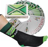 Achterhoekse sokken & Speelkaarten -  Achterhoekse vlag - maat 41/46