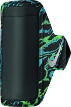 Nike Lean Armband Printed Smartphonehouder - Zwart/Groen/Blauw