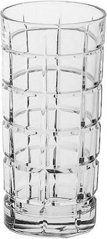 Luxe grote waterglazen TIMESQUARE - longdrink Bohemia Crystal glas - set 2  stuks | bol.com