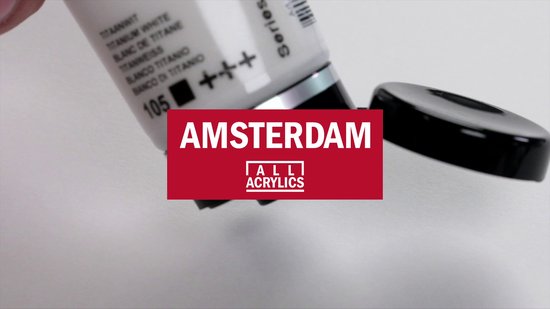 Amsterdam Standard Series Acrylverf 500 Ml – Titaanwit 105, Dekken En Lichtecht Voor Schilders En Muralisten