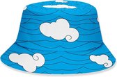 Bucket hat - Unisex - Emmerhoed - Cartoon Lucht Print