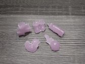 Wax melts baby setje roze love geur