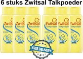Zwitsal Talkpoeder 6 stuks | 6 x 100 g | Baby | Voordeelverpakking | Dermatologisch Getest