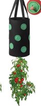 Dierplezier - Plantenzak verticaal - Zaaizak om omhoog te hangen - Kweekzak voor groenten en bloemen- Plantenbak vilt - Plantenzak - Plantenmand - Kweekzak - Groeizak - 35 x 20 cm