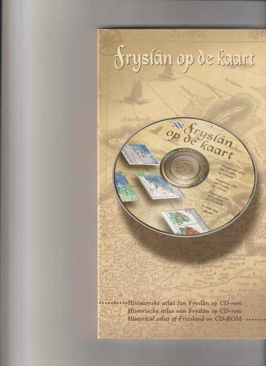 Fryslân op de kaart : histoaryske atlas fan Fryslân op CD- ... - cover