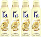 Fa Douchefoam Mousse & Oil Macadamia - Doucheschuim - Voordeelverpakking 4 x 200 ml