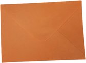 Enveloppen - Oranje - 16 x 11.5 cm - 15 stuks - Rechthoek -
