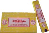 2 pakjes - Citronella Wierook - Satya - Satya Wierook – Satya Nag Champa - Citronella - Citroen - Citron - Lemon - 15 gram per doosje