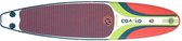 Surfboard / opblaasbare surfplank - Coasto Air Surf 8' - Inflatable / Anti-slip / Lichtgewicht - Opblaasbaar tot 22psi: hardheid van normale plank - 3 gefixeerde vinnen -  244 cm x