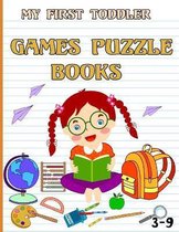 My First Toddler games puzzle books 3-9
