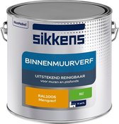 Sikkens - Binnenmuurverf - Muurverf - Mengkleur - Mat - RAL1006 - 2.5L