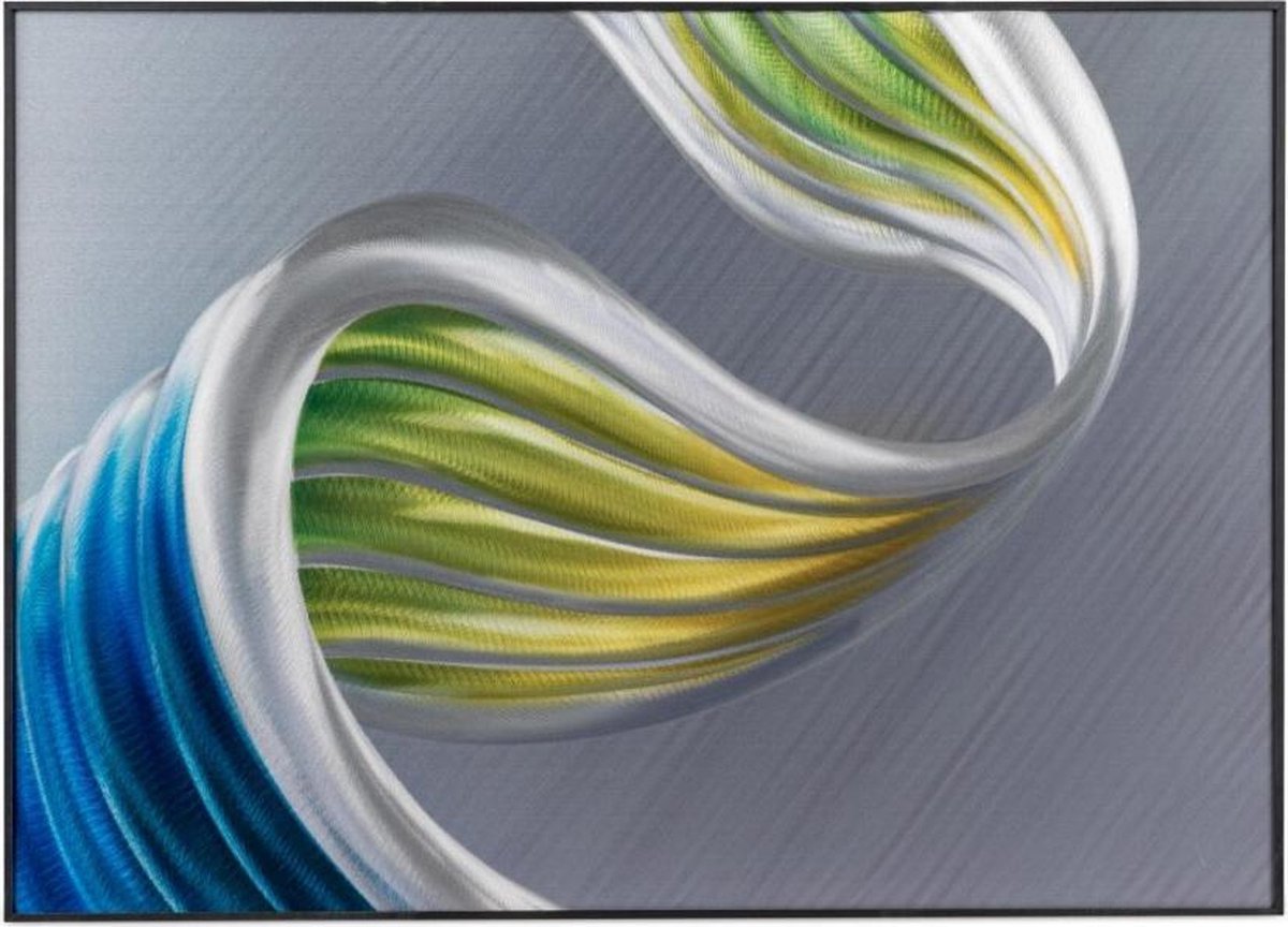 Schilderij Moving - Aluminium  art afm 50x70 cm muurdecoratie Handgeschilderd met diverse technieken