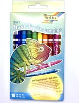 Folia - Stiften - Duostiften - Kleuren voor kinderen - Kleuren voor volwassen