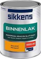 Sikkens Binnenlak - Verf - Hoogglans - Mengkleur - RAL1037 - 1 liter