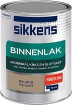 Sikkens Binnenlak - Verf - Hoogglans - Mengkleur - RAL1019 - 1 liter