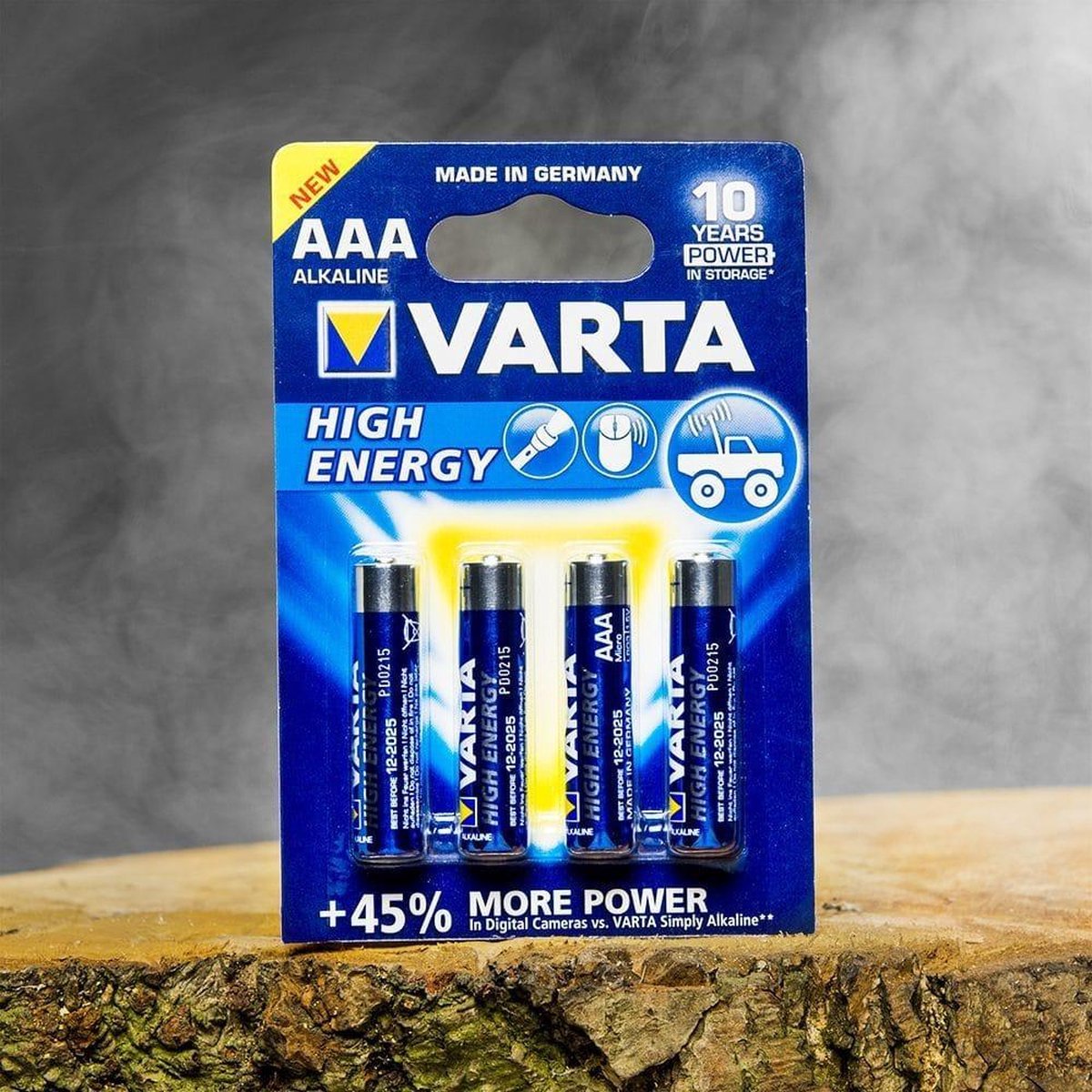 Varta Batterien AAA 4 Stück High Energy 4903 LR03 Micro