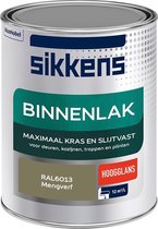 Sikkens Binnenlak - Verf - Hoogglans - Mengkleur - RAL6013 - 1 liter