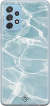 Samsung A52 (5G) hoesje siliconen - Aqua | Samsung Galaxy A52 (5G) case | blauw | TPU backcover transparant