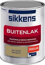 Sikkens Buitenlak - Verf - Hoogglans - Mengkleur - RAL1020 - 1 liter