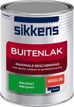 Sikkens Buitenlak - Verf - Hoogglans - Mengkleur - RAL6037 - 1 liter