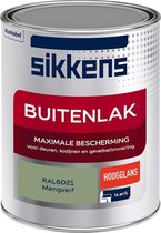 Sikkens Buitenlak - Verf - Hoogglans - Mengkleur - RAL6021 - 1 liter