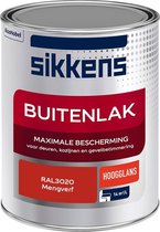 Sikkens Buitenlak - Verf - Hoogglans - Mengkleur - RAL3020 - 1 liter