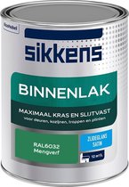 Sikkens Binnenlak - Verf - Zijdeglans - Mengkleur - RAL6032 - 1 liter