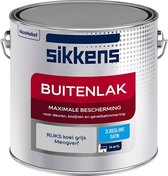 Sikkens Buitenlak - Verf - Zijdeglans - Mengkleur - RIJKS koel grijs - 2,5 liter