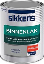 Sikkens Binnenlak - Verf - Hoogglans - Mengkleur - RAL7004 - 1 liter