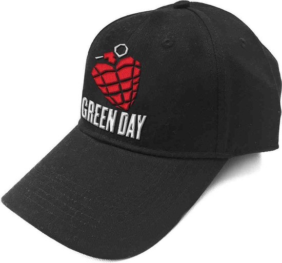 Green Day - Grenade Logo Baseball pet - Zwart